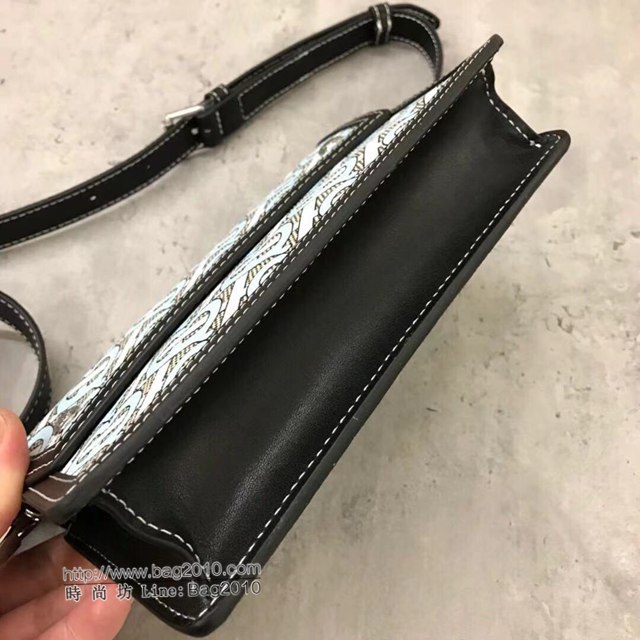 Burberry專櫃新款女包 巴寶莉品牌Horseferry印花斜背包  db1162